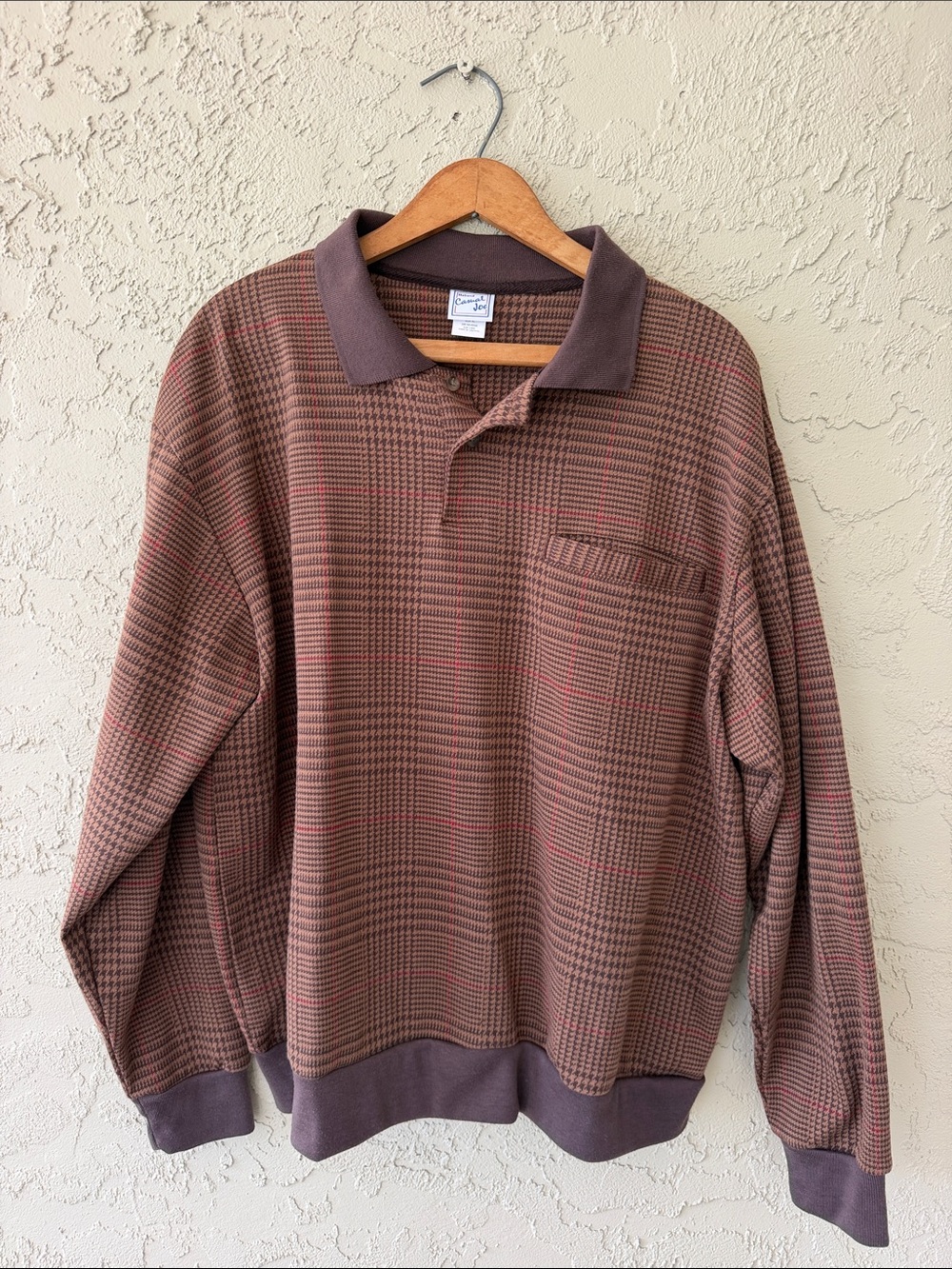 Vintage Casual Joe long-sleeve polo